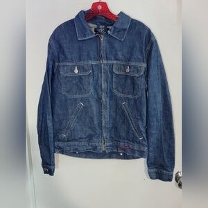 Monte Carlo Polo Jockey Club Men's Denim Jacket - Blue